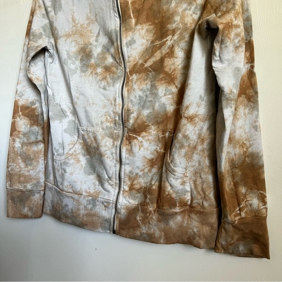 T-Party Grey and Taupe Zip-Up Long Sleeve hoodie S - Picture 6 of 8